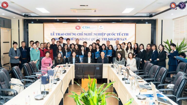 [RECAP] CTH INTERNATIONAL PROFESSIONAL CERTIFICATE AWARDING CEREMONY FOR K62 HIGH-QUALITY HOTEL MANAGEMENT STUDENTS