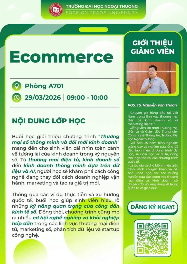 “The intelligent era” with “Smart Digital Commerce and Business Innovation” – career opportunities for Gen Z