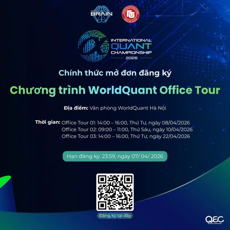 OFFICIAL OPENING OF REGISTRATION FOR WORLDQUANT OFFICE TOUR – SIDE EVENT OF IQC 2026