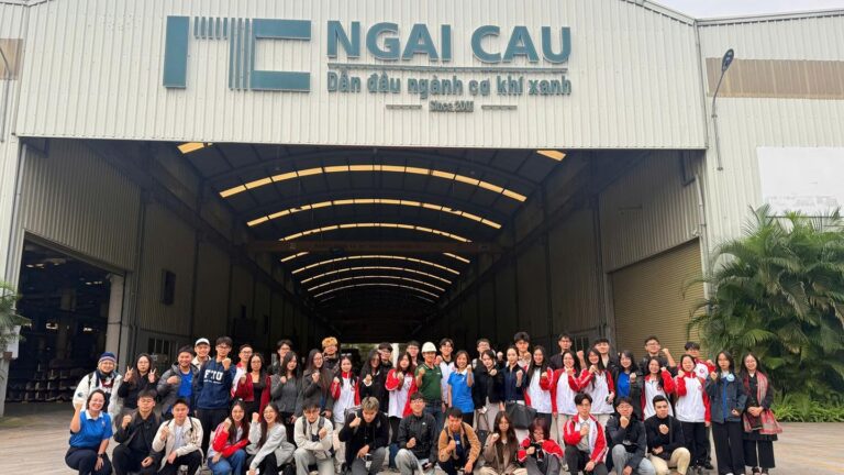FACTORY TOUR AT Ngai Cau Investment Construction and Trading JSC WITH ADVANCED PROGRAM STUDENTS