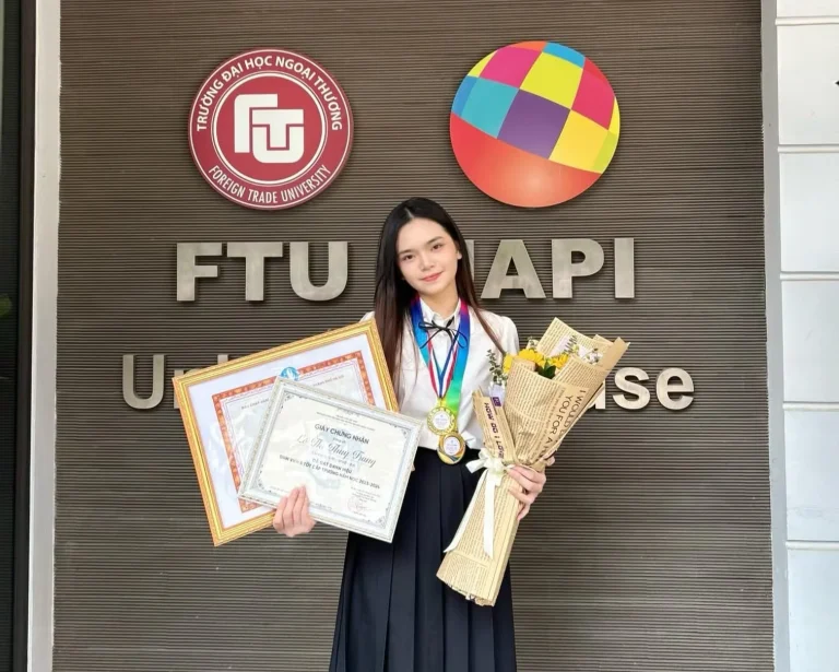 LÊ THỊ THÙY TRANG – OUTSTANDING VALEDICTORIAN OF COHORT 61 AT FTU: A JOURNEY OF GROWTH THROUGH THE COURAGE TO TAKE ON CHALLENGES