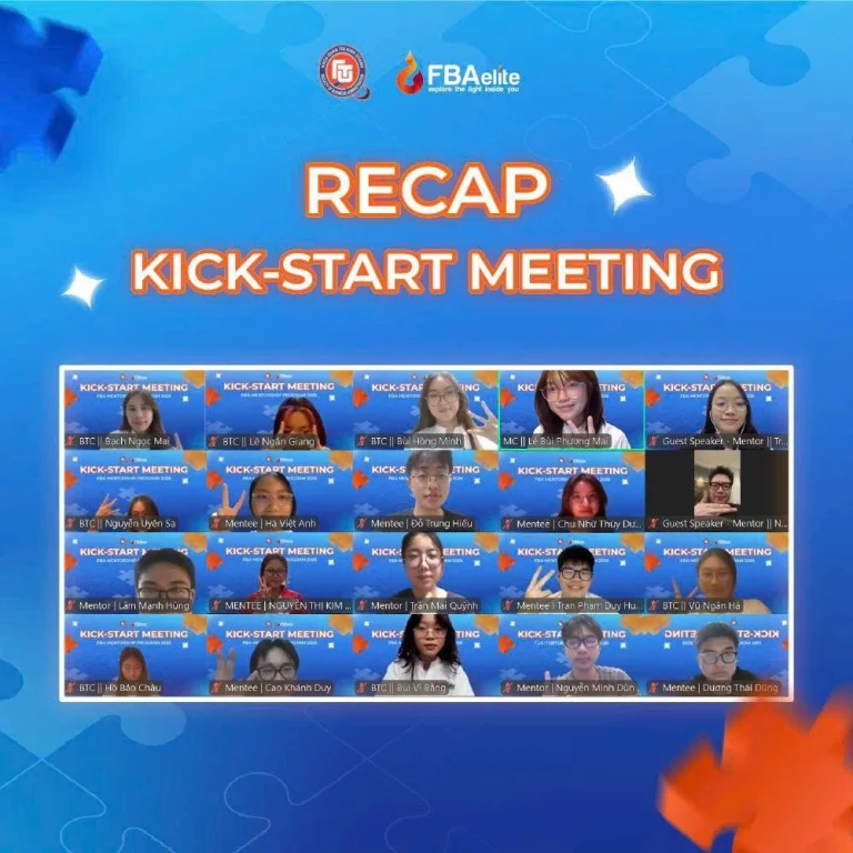 RECAP KICK-START MEETING: FBA MENTORSHIP PROGRAM 2026 – UNLOCK YOUR PATH